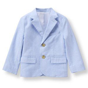 Janie & Jack Toddler Boy's Oxford Blazer Jacket Blue 2T